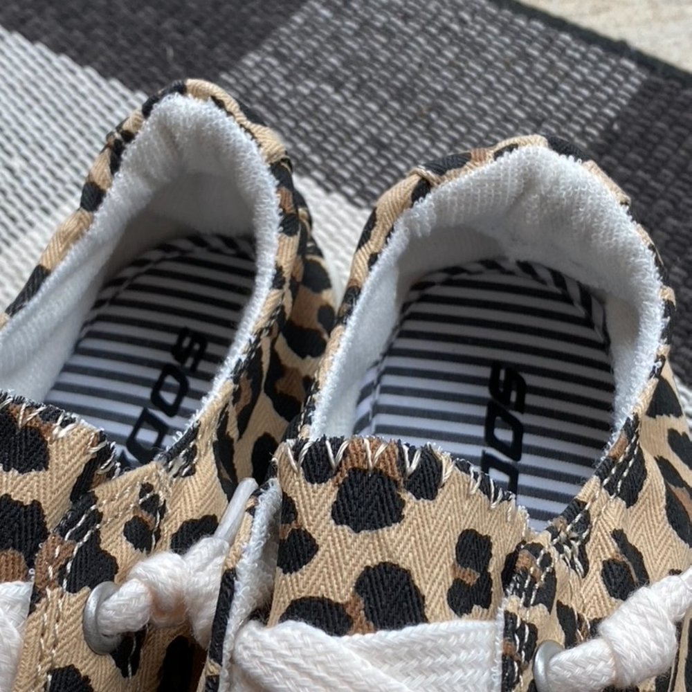 NWOT Leopard Print Sneakers - Picture 6 of 6
